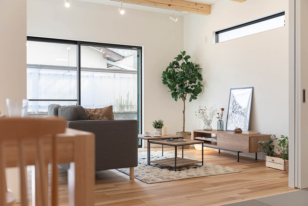 滋賀県のモデルハウス撮影_リビング