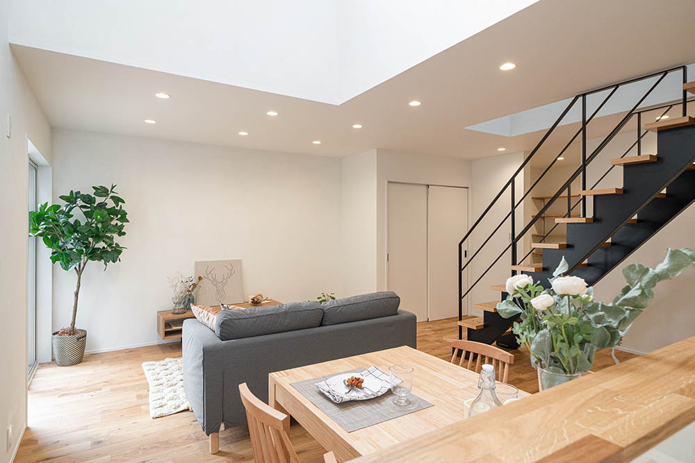 滋賀県のモデルハウス撮影_リビング
