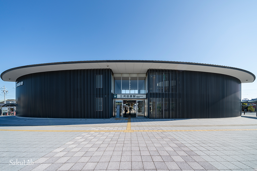 豊橋鉄道 渥美線 三河田原駅 駅舎設計/安藤忠雄建築研究所